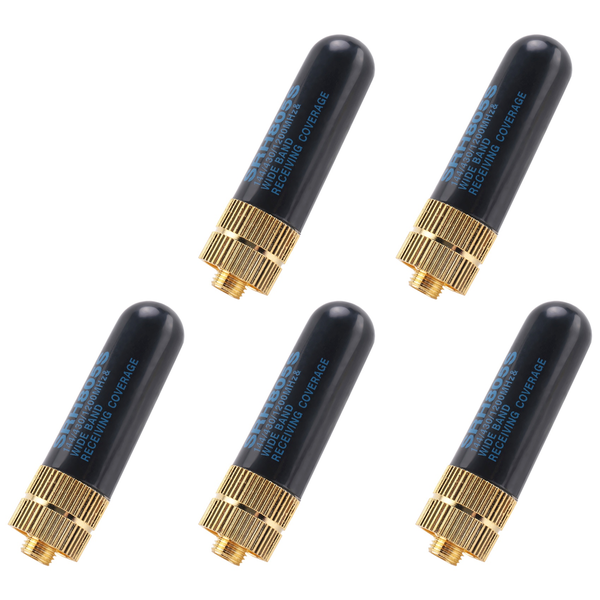 5Pcs/Lot Dual Band Uhf+Vhf Srh805S Sma Female Compatible with Universal