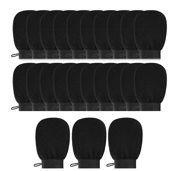 20 Pieces Exfoliating Glove Exfoliator Mitt Body Scrubber Viscose Fiber