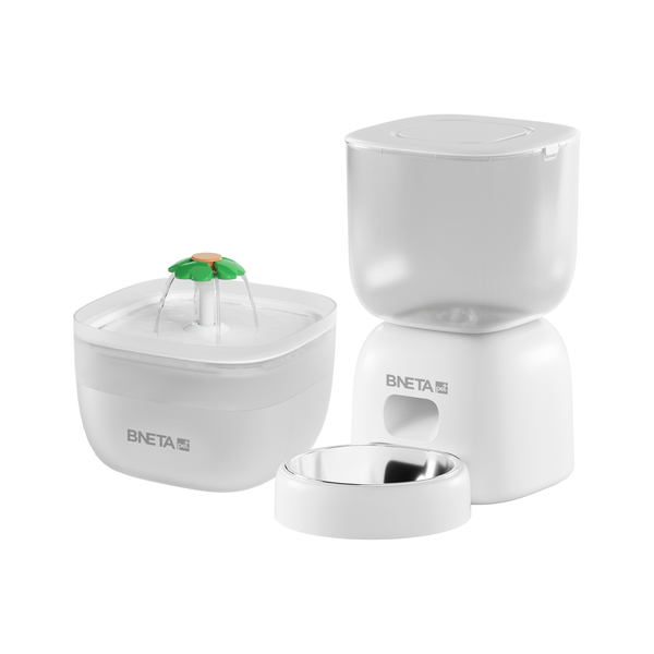BNETA Automatic Pet Feeder / Water Fountain Combo F14-L