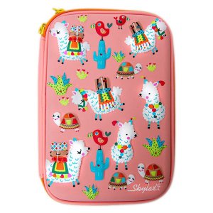 Skylar Scented Peach Lama Hard shell pencil case