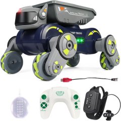Robot Dog Toy with Light Music Gesture Sensing RC Trucks for Ages 5-7