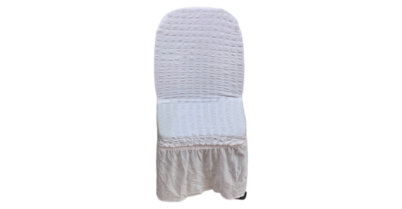 Bubble Skirt Chair Cover Pack of 6 - White