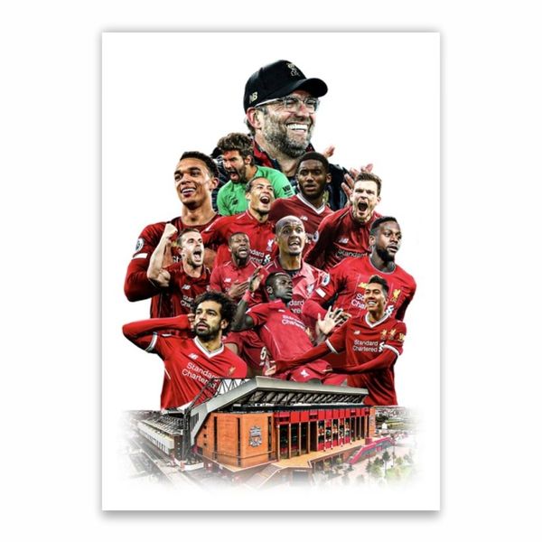 Liverpool Squad Anfield Poster - A1