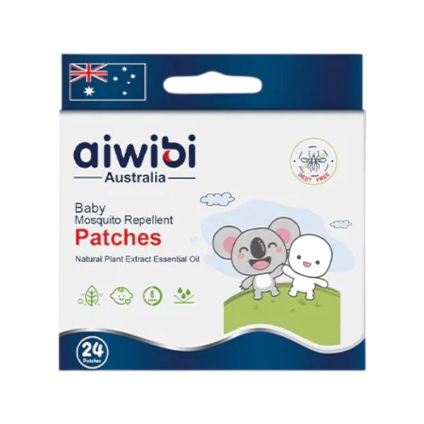 Aiwibi Baby Natural Plant Mosquito Repellent Patches (24pack)