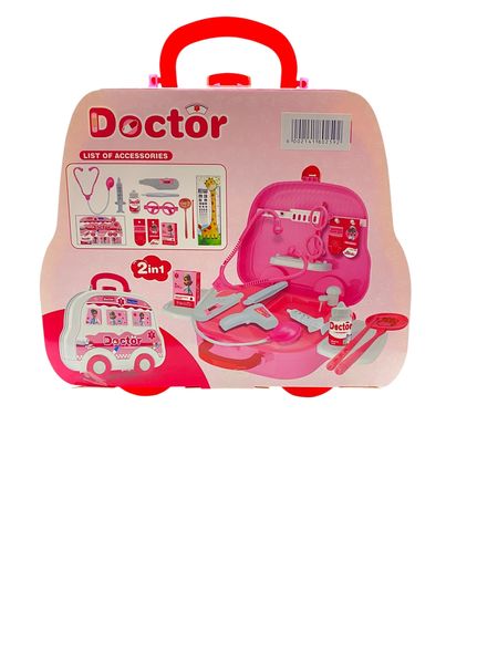 Doctor Medical Role Play Set - 2-in-1 Carry Case with Accessories