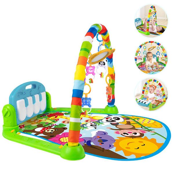 Baby Gym Activity Centre with Kick &amp; Play Piano, Music &amp; Lights Play Mat