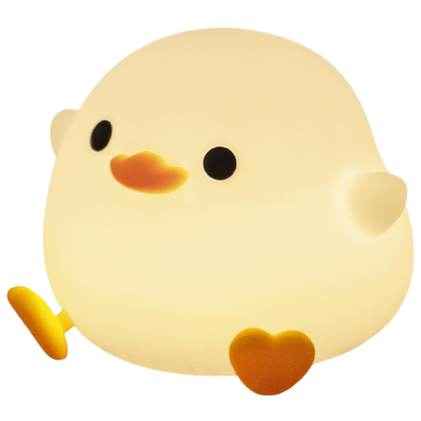 Duck Lamp, Cute Pea Duck Night Light, 2 Levels Dimmable Ducky Night Lamp