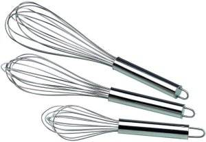 3pc Whisk Set Stainless Steel Hd (29,33 &amp; 40cm)