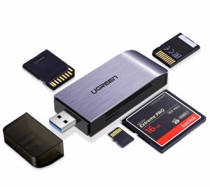 UGreen 50541 USB3.0 4IN1 5GBPS Card Reader-GY