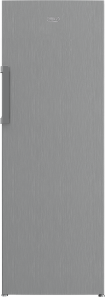 Defy 343L DFD458 Upright Fridge No Frost Titanium Inox