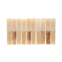10-Pack Clarinet Reeds (Strength 2.5) - Bamboo, 2-1/2 size.