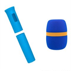 Elastic Wireless Microphone Protective Case Color Handle Cover Anti-Fall Pr