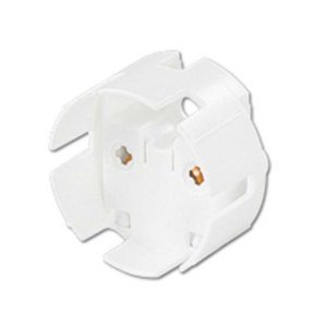Pro Elec 26.424.1001.50 Lamp Holder, T8/G13 Fluorescent Lamps, Snap-Fit