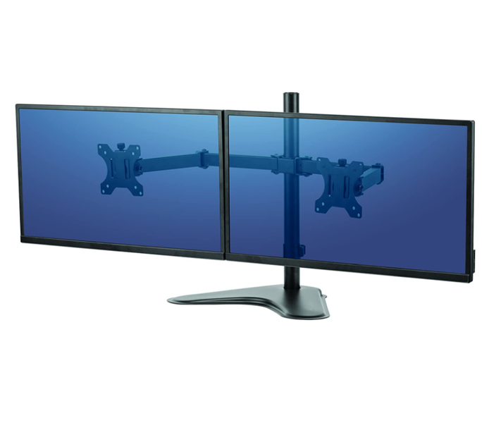 Fellowes Professional Free Stand Dual Horizontal Monitor Arm