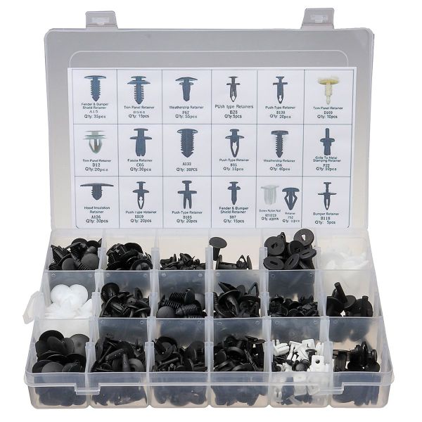 415 Piece Car/ Automotive Push Retainer/ Clips Kit -box 379