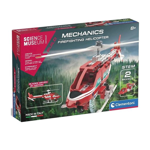 Clementoni Mechanics - Firefighting Helicopter 2 Model Kit