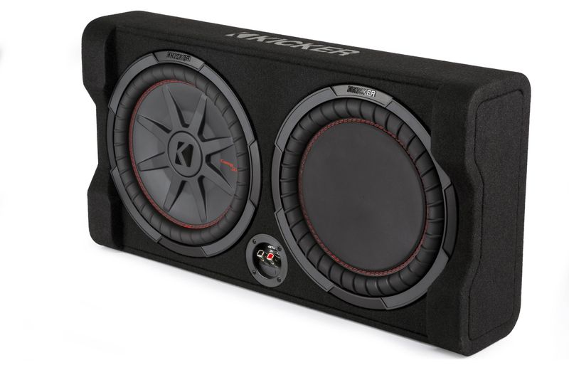Kicker CompRT Series 12inch Down-Firing Loaded Subwoofer Enclosure
