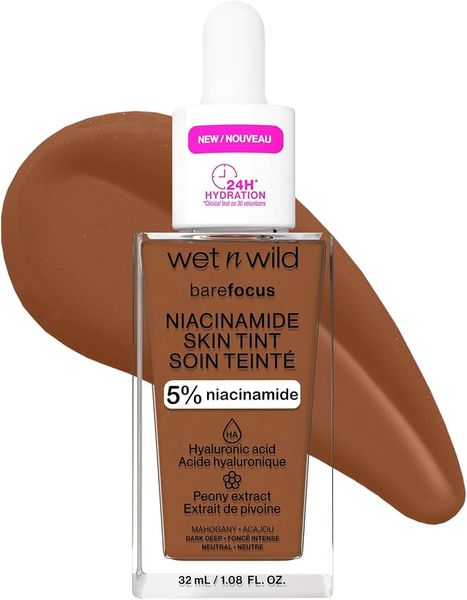 Wet n Wild Bare Focus Foundation Mahogany
