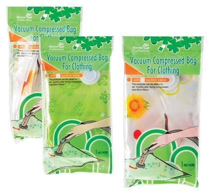 Bulk Pack 4 x Vacuum Seal Storage Bag - 60cm x 80cm