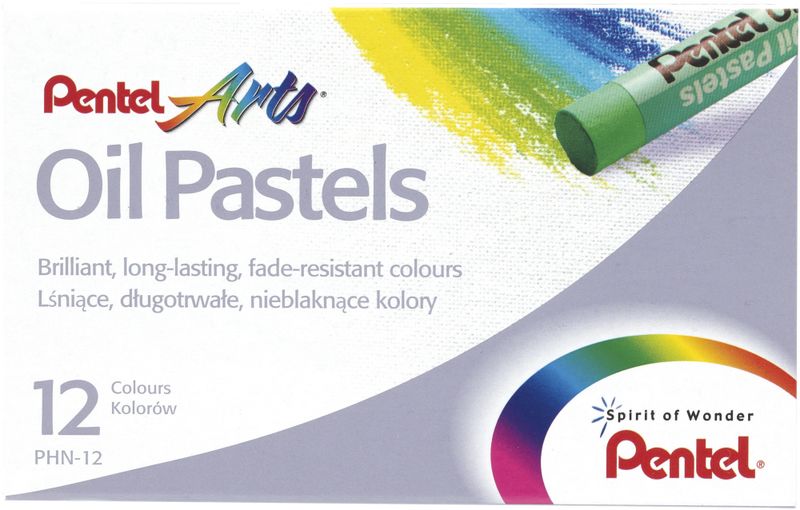 Pentel 12 Oil Pastels Set