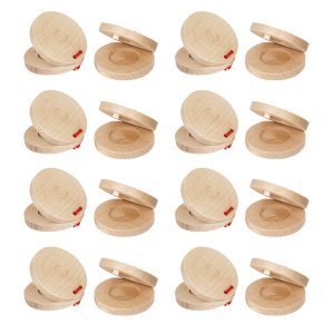 16pcs Castanets Musical Castanets Instrument Wooden Music Instrument