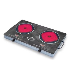 Sokany Countertop Electric Two Head Solid Hot Plate Radiant Cooker