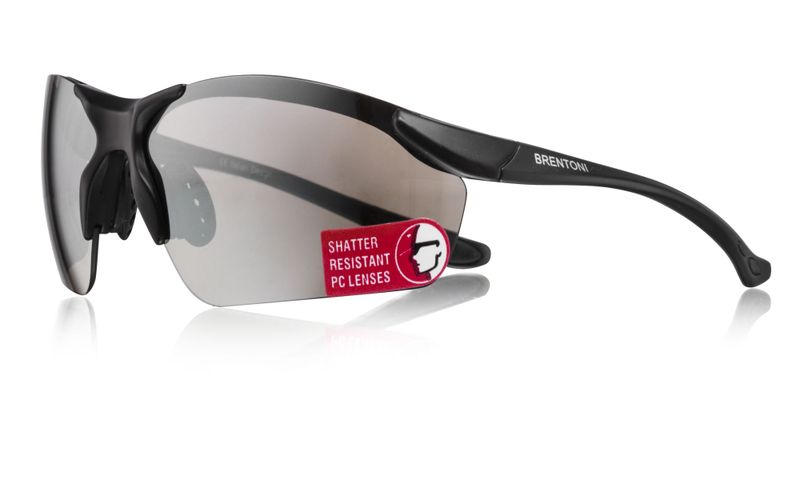 Brentoni Cycling Sunglasses Smoke Light Flash Mirror Lense