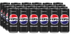 Pepsi Zero Sugar 300ml Cans (4 X 6 X 300ml)