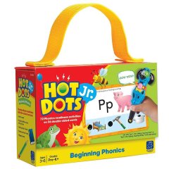 Learning Resources Hot Dots Jr. Card Sets - Beginning Phonics