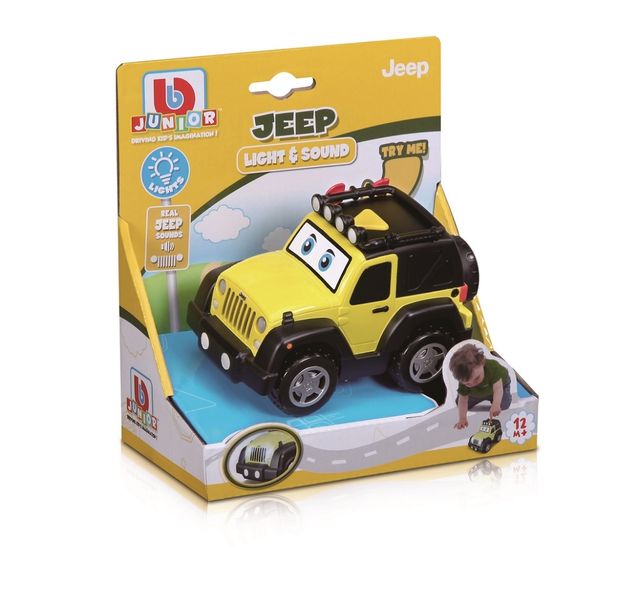 BB Junior Light &amp; Sound - Jeep Wrangler - 14cm Long