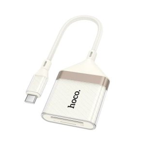 Hoco. 2 in 1 USB-C to SD/TF Card Reader 140mm length 480Mbps Max to 2TB Max
