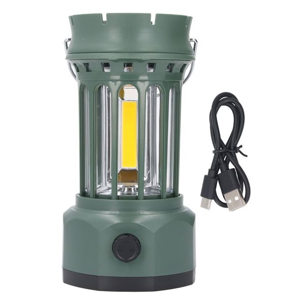 Solar Vintage Camping Lantern - Waterproof &amp; Rechargeable