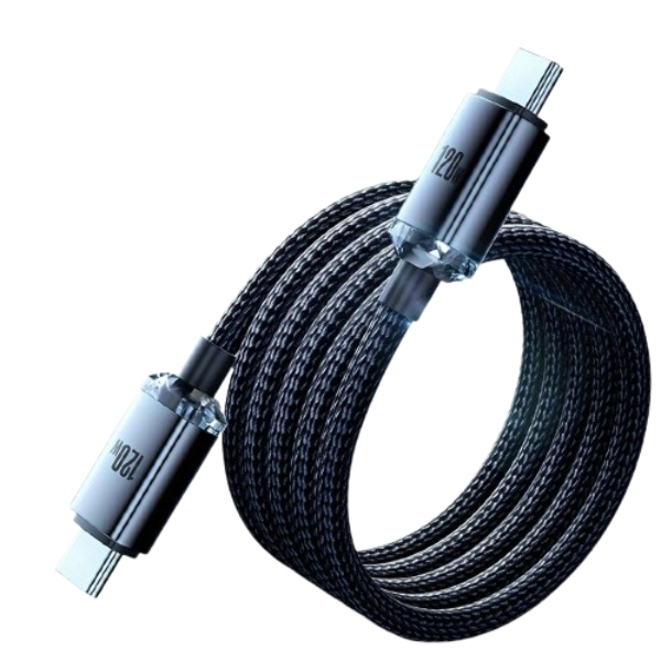 2M Super Fast 120W 6A Type C to Type C Charging Cable