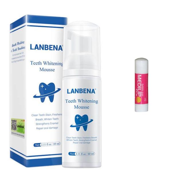 Teeth Whitening Mousse &amp; Lip Balm