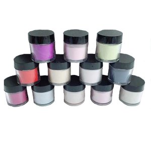 Acrylic Powders for Nail Extensions - 12 Piece