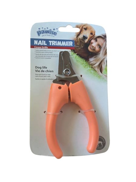 Pawise Nail Trimmer For Dogs - Stainless Steel - Orange