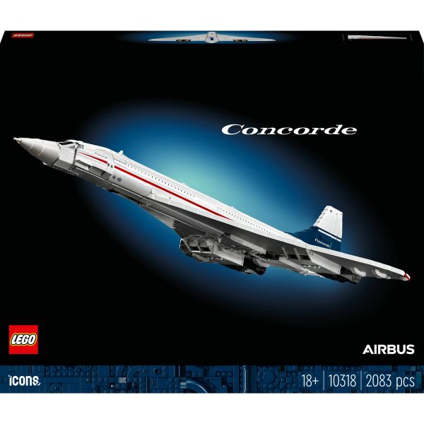 LEGO® Icons Concorde 10318 Building Toy Set - 2,083 Pieces