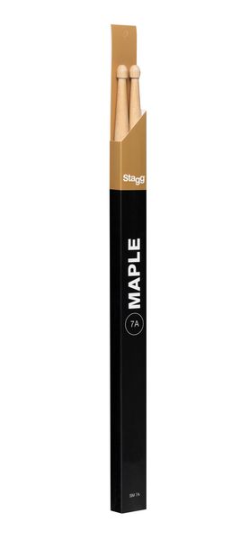 STAGG 7A Maple Drum Sticks - Wooden Tip (Pair)
