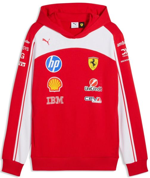 Scuderia Ferrari F1 Puma Men's 2026 Team Hoodie - Red