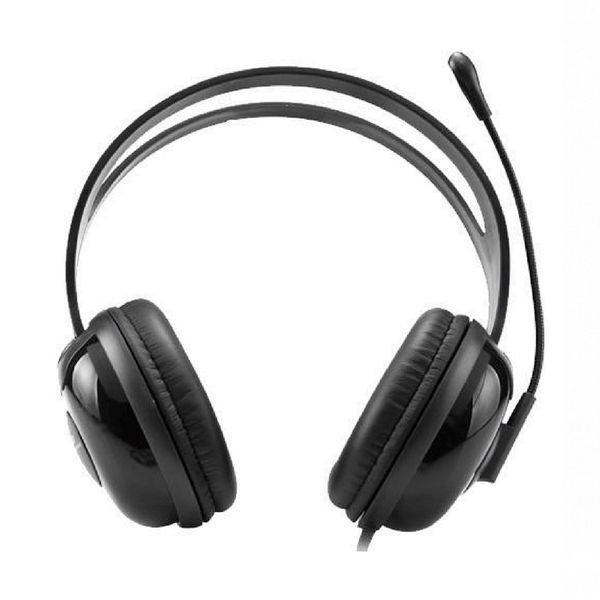 Micolab K250 3.5mm Audio Headset w/Boom microphone-BK