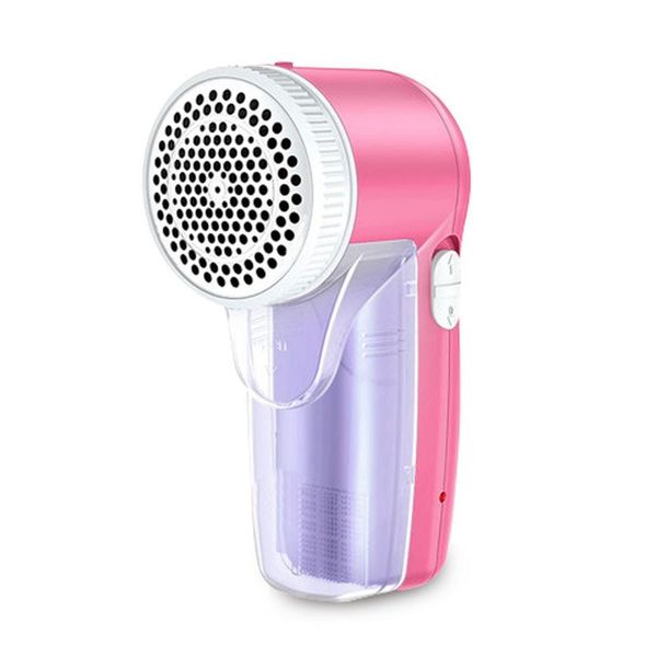 Lint Remover - Portable Wireless Electrical Fluff shaver or Remover - Pink