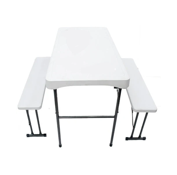 Folding Picnic Table with Benches - Portable Indoor and Outdoor Set