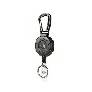 Retractable Keychain Multitool Carabiner with Belt Clip, ID Badge Holder
