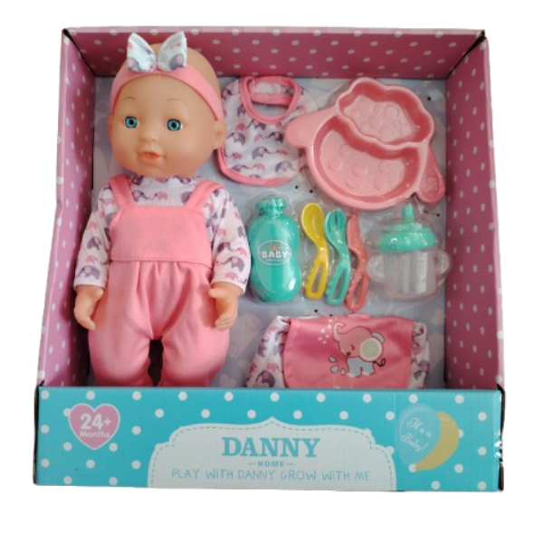 Danny Home Doll Playset with 9 Accessories