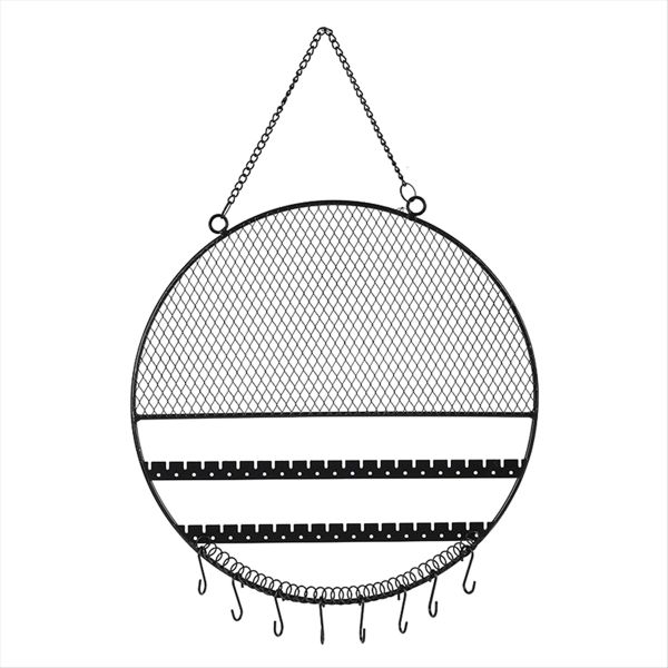 Large Jewelry Rack Mesh Metal Earrings Earrings Storage Hanging Rack