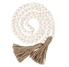 Wooden Beaded Tassel String Home Decor Accessory (130cm)