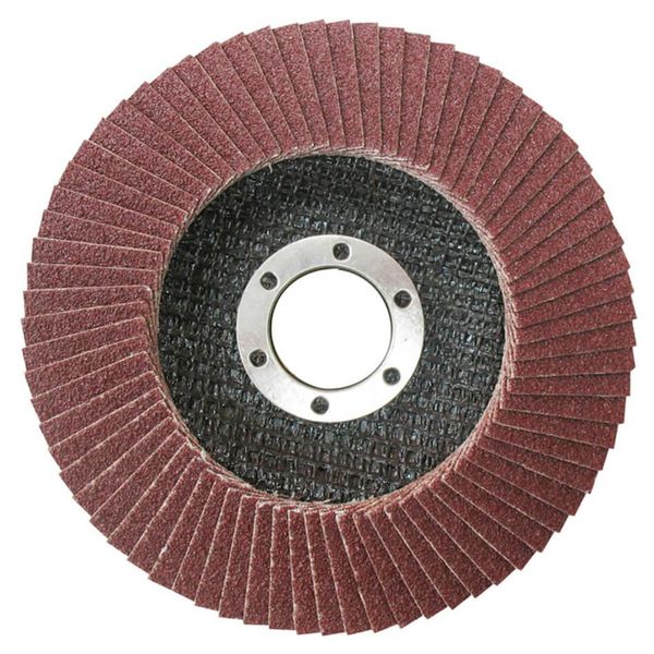 Total Tools 4Pcs Flap Disc 115mmx22mm P40