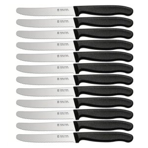 Edelstahl Black Knife Set - Pack of 12