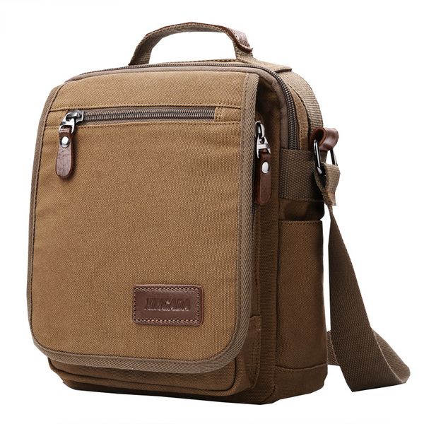 Canvas Shoulder Travel Bag for Men