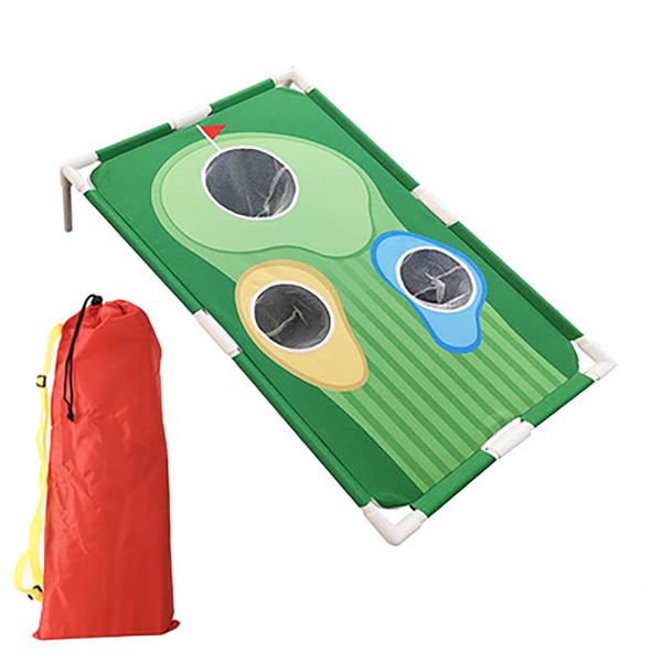Backyard Golf Cornhole Game Portable Golf Target Net Golf Training Tools